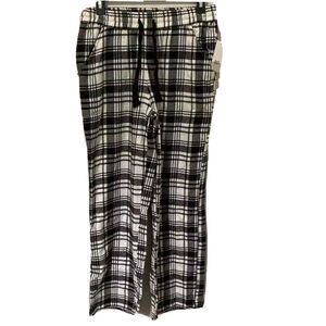 BP. Flannel PJ Pants size S NWT Black Pepper Check Plaid High Rise Cozy